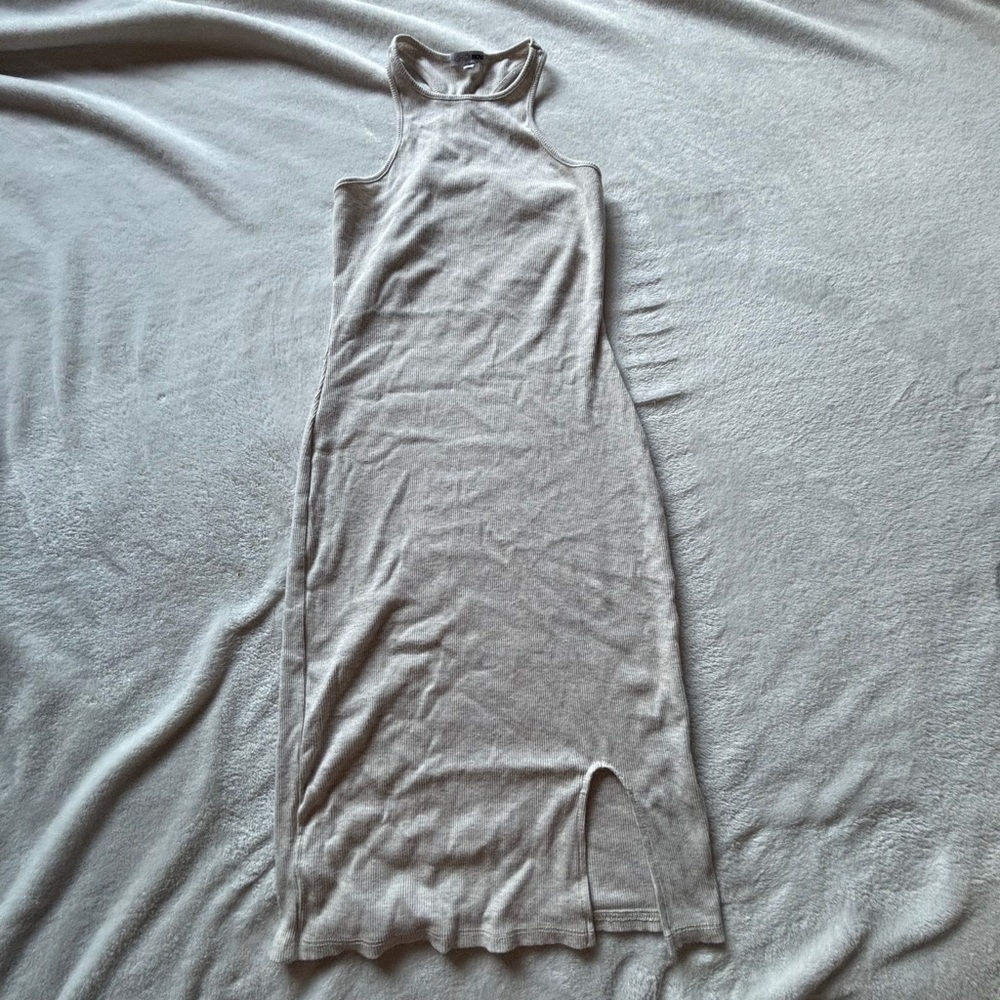 Fashion Nova Cream Midi Dress - Picture 2 of 4